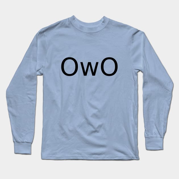 OwO Long Sleeve T-Shirt by Numerica